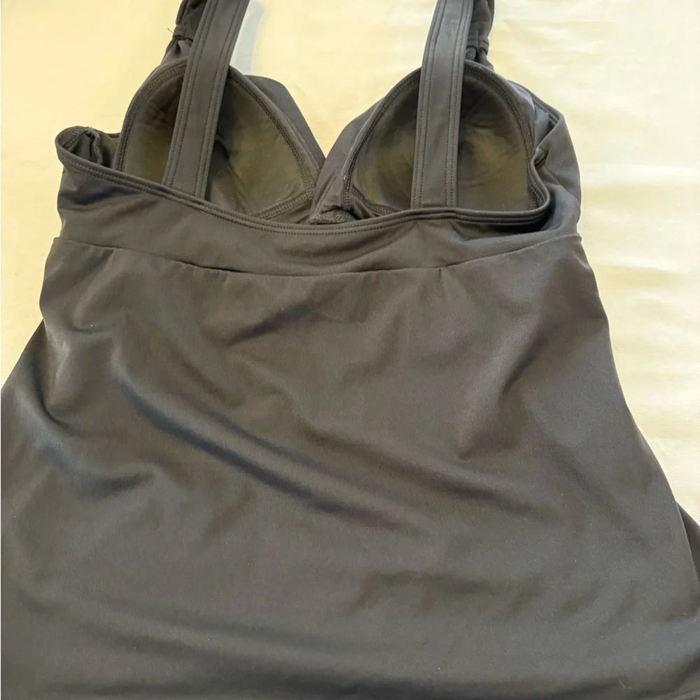 Miraclesuit Black Twist Front Tankini - Picture 10 of 16